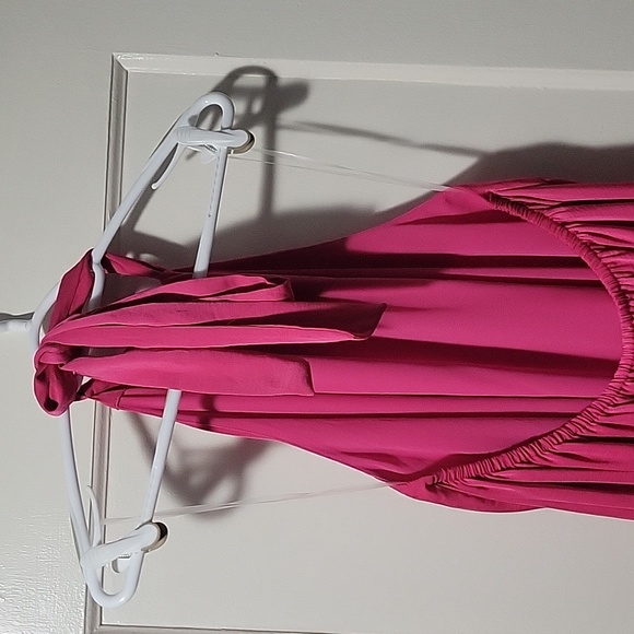 Pink and Peach Halter Sun Dress - Picture 2 of 2